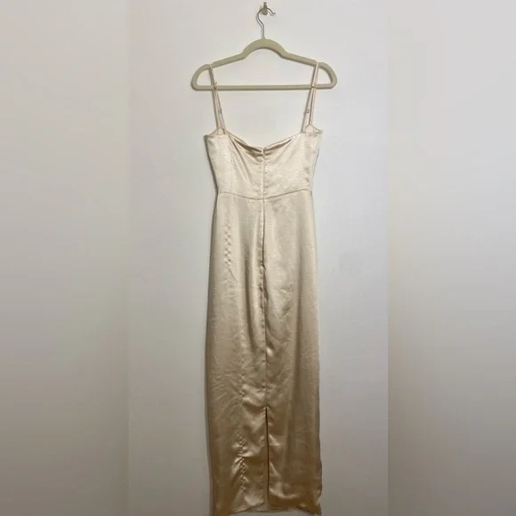 House of CB Costanza Dress Vintage Creamy Maxi Dress - Picture 5 of 10